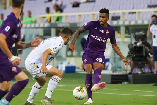 GERMOGLI PH: 12 LUGLIO 2020 FIRENZE STADIO ARTEMIO FRANCHI SERIE A FIORENTINA VS VERONA NELLA FOTO DALBERT 