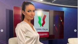 Stasera Coppa Italia, Monica Bertini accoglie i tifosi su Mediaset