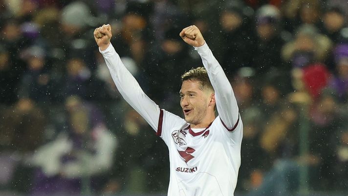 FLORENCE, ITALY - JANUARY 21: Aleksei Andreyevich Miranchuk of Torino FC celebrates after scoring a goal during the Serie A match between ACF Fiorentina and Torino FC at Stadio Artemio Franchi on January 21, 2023 in Florence, Italy. (Photo by Gabriele Maltinti/Getty Images) Qui Torino: Juric recupera Miranchuk per la Fiorentina, sarà in campo? - immagine 1
