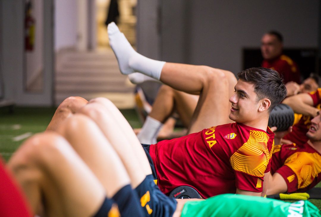 Roma, l’allenamento dopo la vittoria con la Real Sociedad: c’è Pisilli – FOTO GALLERY - immagine 3
