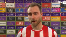VIDEO Brentford-Newcastle, Eriksen: “Meraviglioso tornare dopo ciò che ho passato”