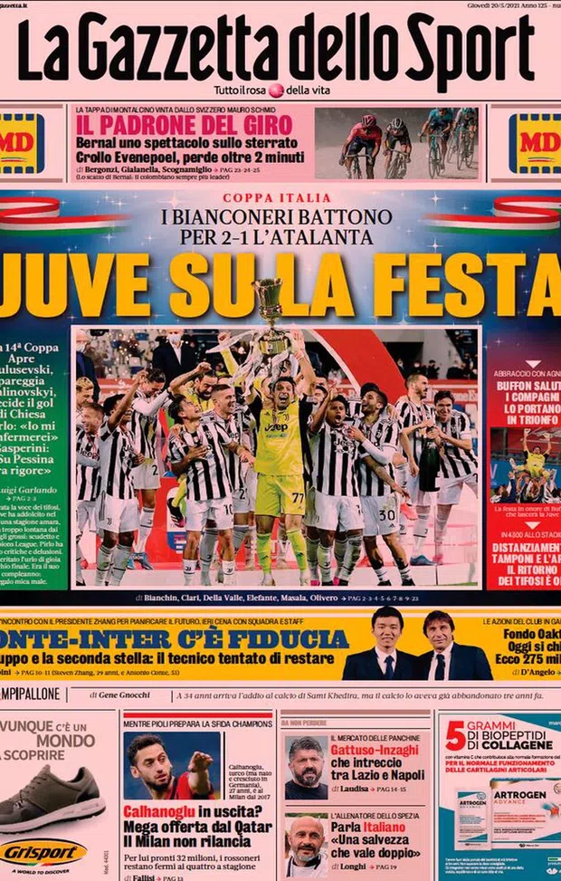 BUONGIORNO CITTACELESTE &#8211; LE PRIME PAGINE DEI PRINCIPALI QUOTIDIANI SPORTIVI &#8211; GUARDA