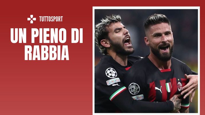 Theo Hernández Giroud AC Milan