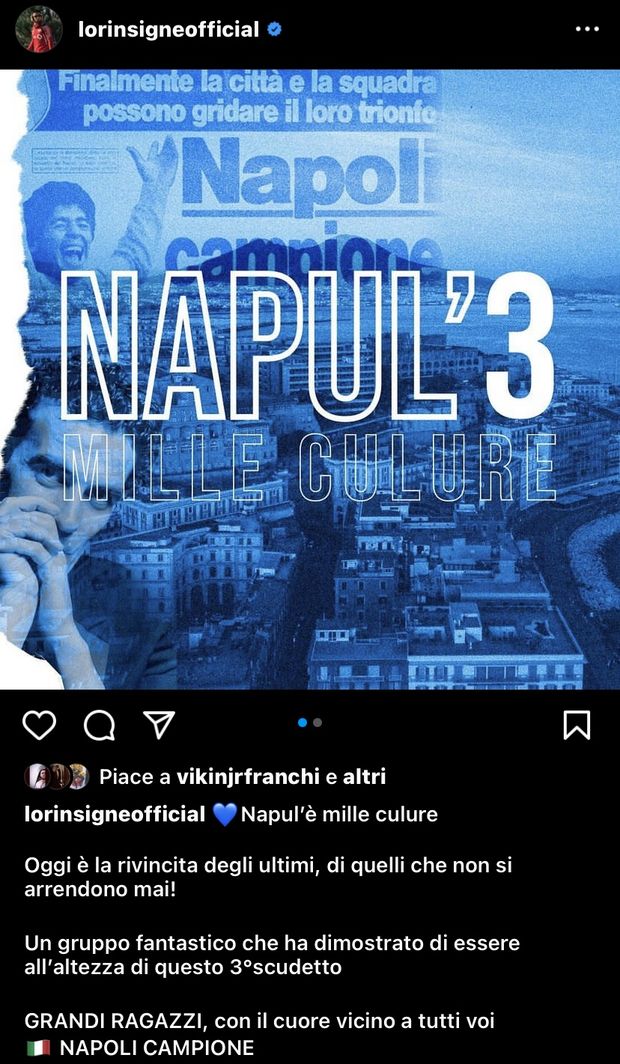 Insigne: “Oggi è la rivincita degli ultimi anni! Grazie ragazzi”- immagine 2