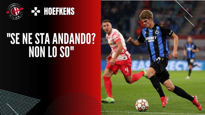 Hoefkens, allenatore del Brugge, parla del possibile addio di De Ketelaere