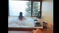 VIDEO / Ilary Blasi con Bastian in Svizzera: giorno di relax in un resort di lusso