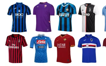 Serie A – L'elenco completo di tutte le maglie delle 20 squadre
