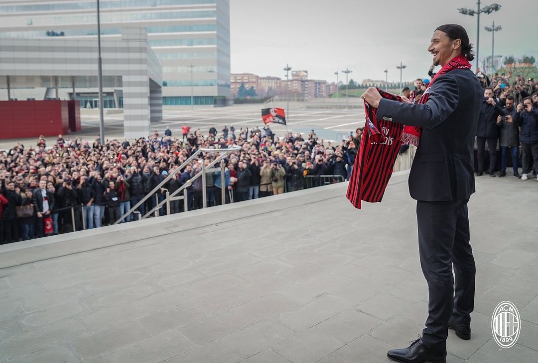 Zlatan Ibrahimovic, attaccante del Milan (credits: acmilan.com) 