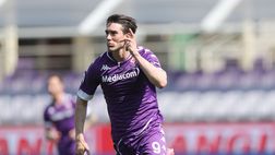 VIDEO – Vlahovic, piede caldo in allenamento: che goal del nove viola