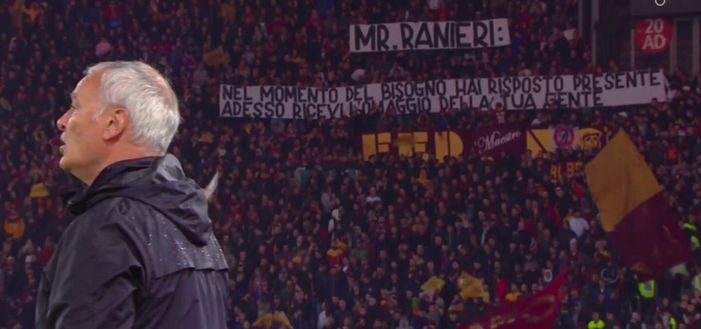 FOTO – Ranieri si commuove: in lacrime dopo il coro dei tifosi della Roma- immagine 2