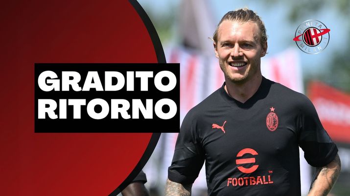 Simon Kjaer AC Milan Milanello