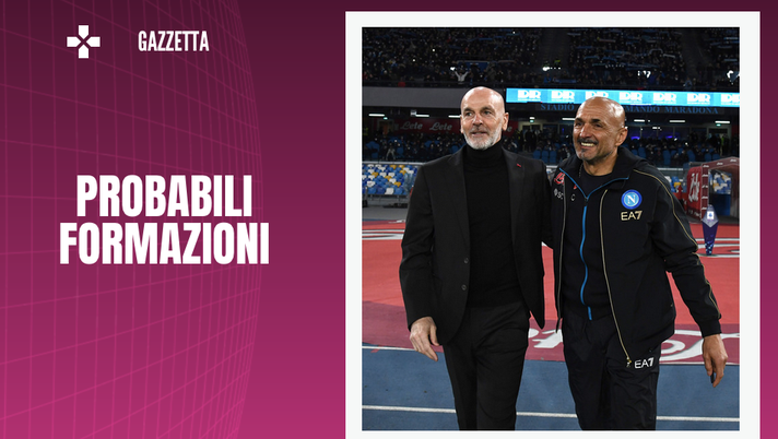 Pioli Spalletti allenatore Milan Napoli formazioni