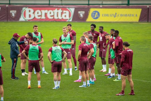 Foto: Nderim Kaceli L’allenamento al Filadelfia: partitella a campo ridotto. Bremer in gruppo- immagine 10