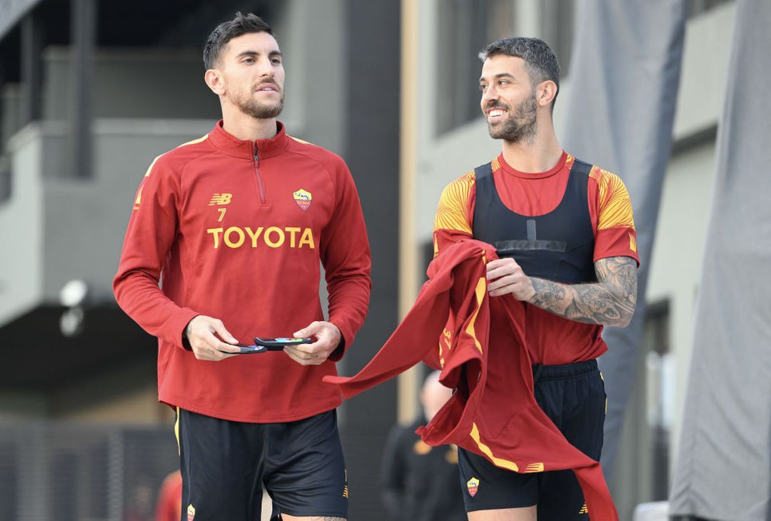 Roma, rifinitura in vista del Bologna: ancora in gruppo Solbakken – FOTO GALLERY - immagine 16