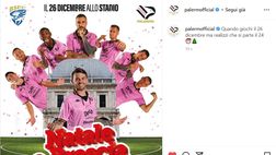 Brescia-Palermo, il club rosanero sui social fa diventare la sfida un “cinepanettone”