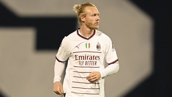 Simon Kjaer AC Milan Dinamo Zagabria-Milan 0-4 Champions League 2022-2023