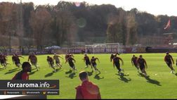 VIDEO – Verso Roma-Feyenoord: la rifinitura. Abraham si allena a parte