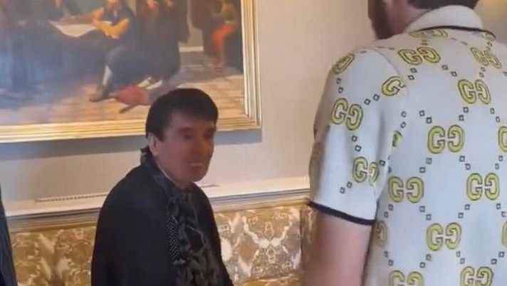 VIDEO Incontro speciale per Kvaratskhelia con la campionessa georgiana di scacchi Kvaratskhelia