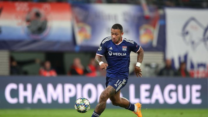 Memphis Depay, attaccante dell'Olympique Lione (credits: GETTY Images) 