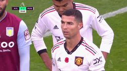 Cristiano Ronaldo, ma che fai? Rissa in Aston Villa-Man United | VIDEO