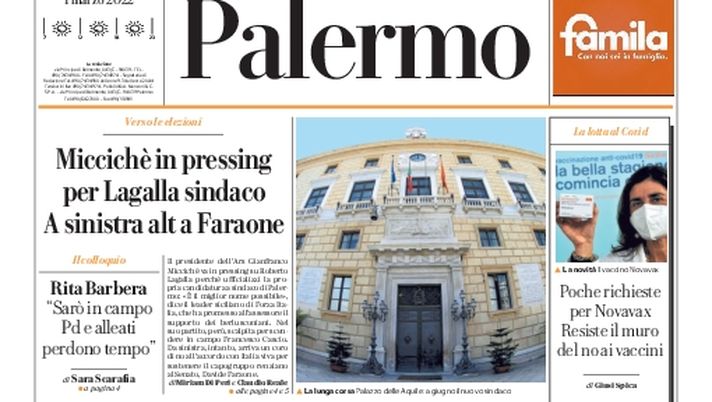 Prima Pagina, La Repubblica-Palermo: “Aiuti e farmaci dalla Sicilia a Kiev” Prima Pagina