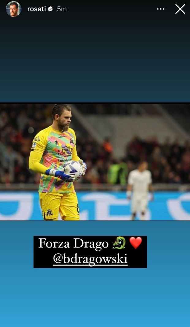 FOTO – Arriva anche il pensiero di Rosati per Dragowski- immagine 2