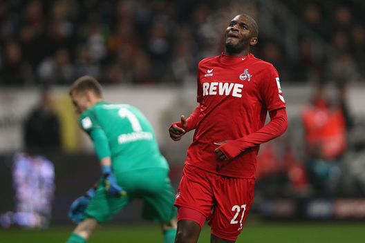 during the Bundesliga match between Eintracht Frankfurt and 1. FC Koeln at Commerzbank-Arena on November 5, 2016 in Frankfurt am Main, Germany. 