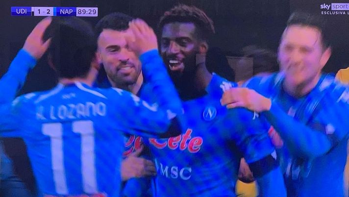 RILEGGI LA DIRETTA &#8211; Udinese-Napoli 1-2, azzurri vincenti al fotofinish con Bakayoko! 