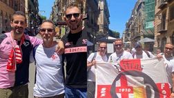 FOTO Palermo-Padova, città invasa da tifosi rosanero e biancoscudati