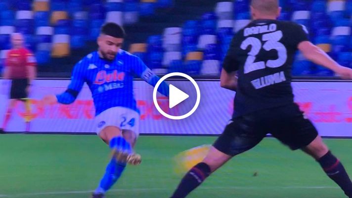 Sassuolo-Napoli, il VAR annulla un gran gol ad Insigne &#8211; VIDEO 