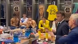Francia, Macron parla alla squadra: il discorso negli spogliatoi (VIDEO)