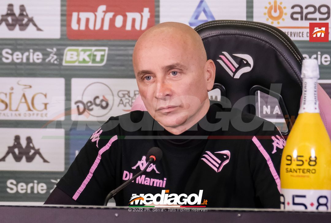 FOTO PALERMO, verso il Perugia: Corini in sala stampa (Gallery) - immagine 26