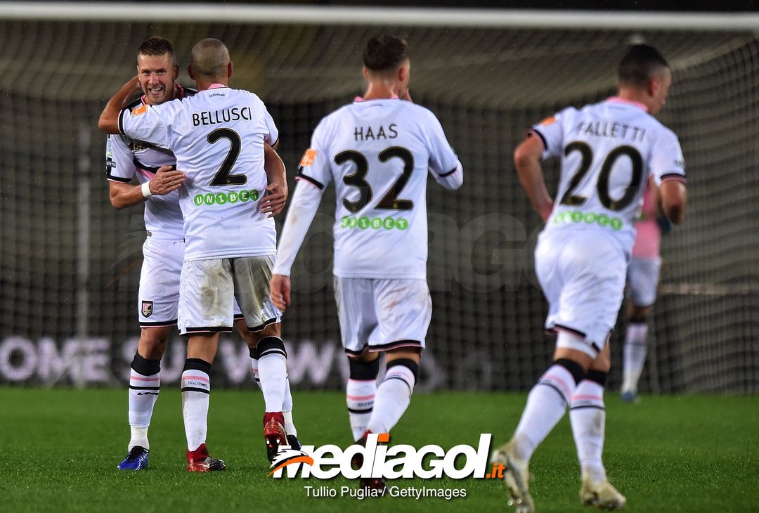 during the Serie b match between Hellas Verona and US Citta di Palermo at Stadio Marcantonio Bentegodi on November 23, 2018 in Verona, Italy. 