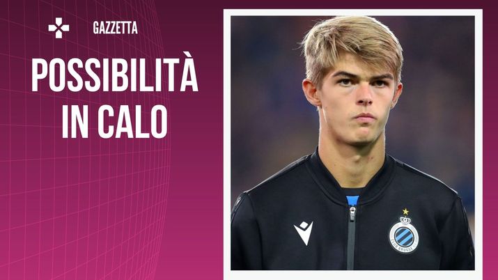 Possibilità in calo per De Ketelaere al Milan