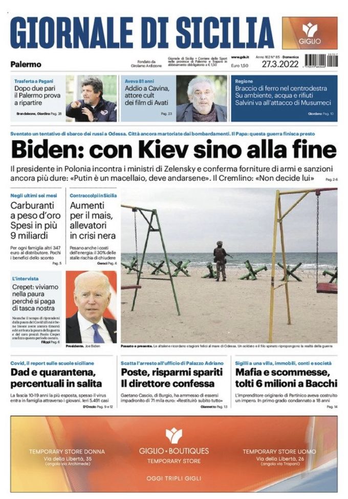 Prima Pagina, Giornale di Sicilia: “Dopo due pari il Palermo prova a ripartire” - immagine 1