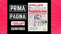 Prima pagina Corriere dello Sport: “Purgatorio Juve”