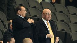Milan in svantaggio, insorge il Meazza: Galliani e Berlusconi contestati aspramente