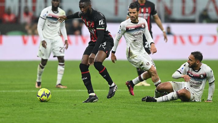 Fikayo Tomori AC Milan Milan-Salernitana 1-1 Serie A 2022-2023