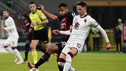 Milan-Torino 0-0 al 45′: Lukic si divora il vantaggio, il palo salva Vanja