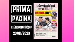 Prima pagina Gazzetta dello Sport: “Rabbia Juve”