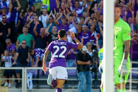 GERMOGLI PH: 18 SETTEMBRE 2022 FIRENZE STADIO ARTEMIO FRANCHI SERIE A FIORENTINA VS VERONA NELLA FOTO GOL GONZALEZ Nico