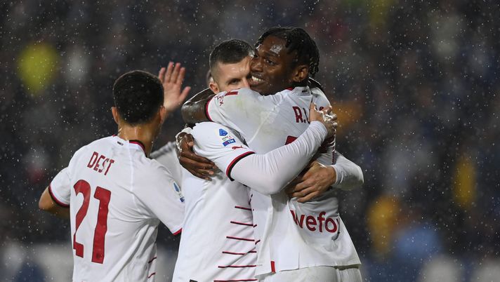 Empoli-Milan 1-3, stagione 2022-2023. Il Milan ribalta il pareggio nei minuti di recupero con Ballo-Toure e Leao (getty images)