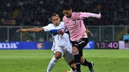 Qui Palermo – rosanero al lavoro in vista del match del Meazza