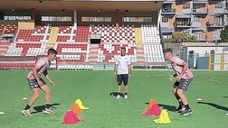 VIDEO Palermo, verso la Juve Stabia: squadra in campo, c’è anche Valente