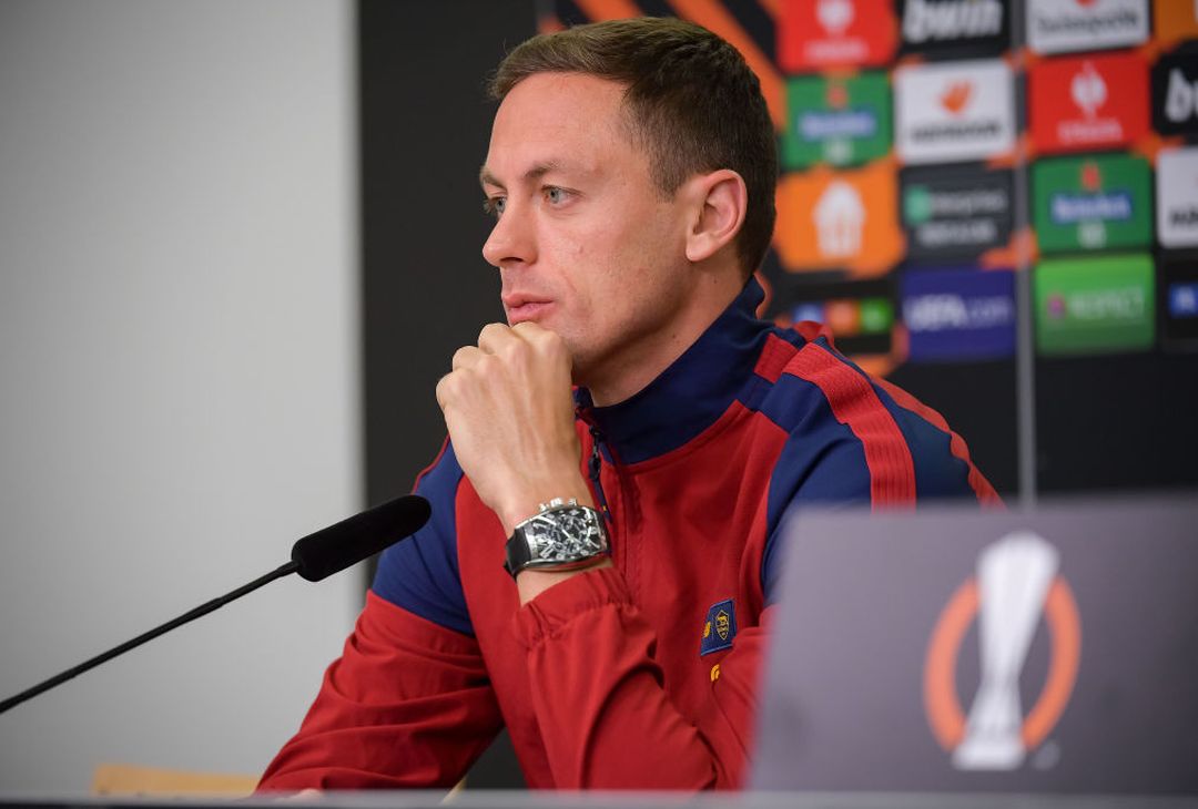 Bayer-Roma, la conferenza stampa di Mourinho e Matic – FOTO GALLERY - immagine 18