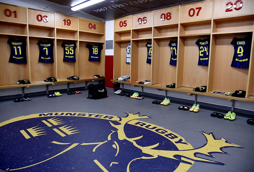  LIMERICK, IRELAND - AUGUST 13:  FC Internazionale dressing room prior to the International Champions Cup match between FC Internazionale Milano and Glasgow Celtic at Thomond Park on August 13, 2016 in Limerick, Ireland.  (Photo by Claudio Villa - Inter/Inter via Getty Images) 