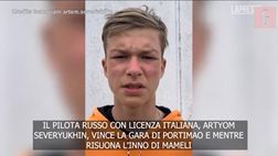 VIDEO / Il pilota russo di kart in lacrime, le scuse dopo il saluto romano