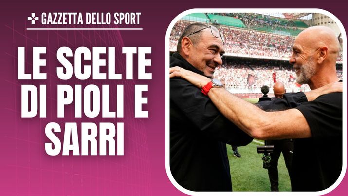 Stefano Pioli, tecnico del Milan, e Maurizio Sarri, tecnico della Lazio 28/02/2024 PianetaMilan.it