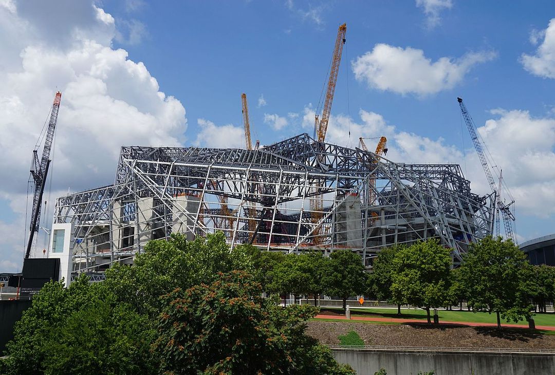  L'impianto in costruzione, nel 2016 