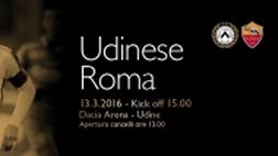 Udinese-Roma: Da venerdì comincia la prevendita